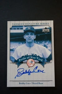 2003 Upper Deck Yankees Signature Series Bobby Cox #PN-CX AU HOF - Bild 1 von 7