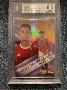 2021-22 Topps Best Of The Best Cristiano Ronaldo Orange /25 BGS 8.5 None Higher - Picture 1 of 2