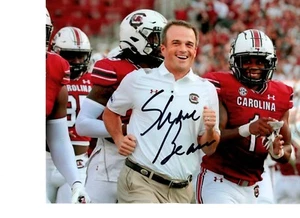 SHANE BEAMER SOUTH CAROLINA GAMECOCKS FOTO FIRMATA 8X10 CON CACAO #2 - Foto 1 di 1