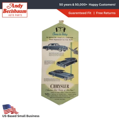 1953 Chrysler Imperial дилерский выставочный зал рекламное приглашение продажи почтовый отправитель. - Изображение 1 из 4