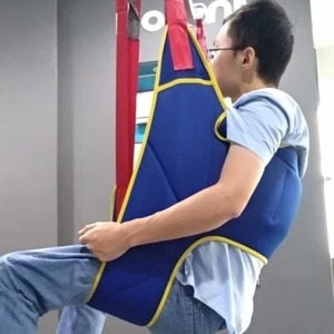 Height Adjustable Patient Sitting Transfer Belt Lift Sling Assistant Belt (Blue - Picture 1 of 12
