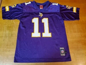 Vintage Minnesota Vikings jersey youth L purple Reebok #11 Daunte Culpepper - Picture 1 of 8