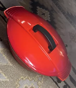 MCM Le Creuset France Futura Ray Loewy Oval Cast Iron Dutch Oven 4.5 Qt No 29 - Picture 1 of 12