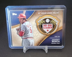 2023 Topps Series 2 Crowning Achievements Johnny Bench #CA-JB Cincinnati Reds - Picture 1 of 2