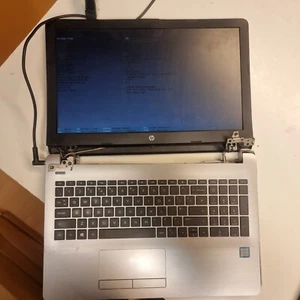 HP Laptop 250 G6 Intel Core i5-7200U CPU 2.50GHz 4Gb, NO HDD, NO Charge, Cracked - Picture 1 of 11
