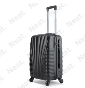 35L Cabin Approved Spinner Suitcase Carry On Trolley Luggage Black - Picture 1 of 6