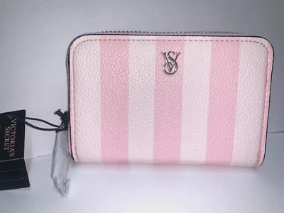 Victoria's Secret VS Cartera Pequeña con Cremallera Heritage Stripe Agotado Artículo Raro  Foto 1 de 4