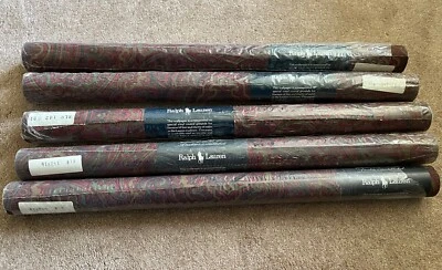 5 Rolls Of Vintage Ralph Lauren Wall Paper - Image 1 of 4