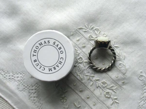 SILBERNER RING - ABALONE - THOMAS SABO - 925er - GRÖSSE 17 mm - Bild 1 von 2