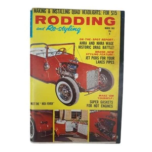 Rodding & Re-Styling Magazine March 1961 Meet The "Red Fever" No Label - Picture 1 of 3