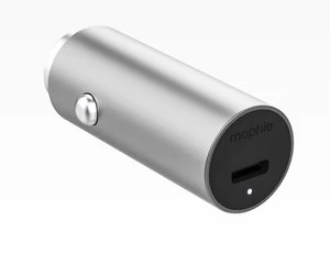 Mophie 18W USB C PD Car Charger Aluminium Silver - 409903474 - Picture 1 of 4