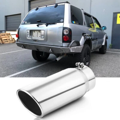 Punta de escape de acero inoxidable para Nissan Pathfinder 1987-2017 15 pulgadas 5" entrada 6" Foto 1 de 4