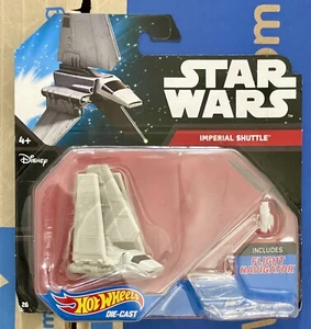 Hot Wheels Die-Cast Star Wars Imperial Shuttle Includes Flight Navigator Rare!! - Picture 1 of 2