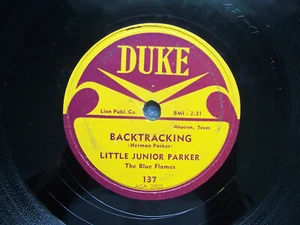 Little Junior Parker...Backtraking...R&B Soul Funk 78 rpm 1955 - Picture 1 of 4