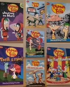 CHOOSE YOUR TITLE - Rare Disney Phineas & Ferb Episode Paperback Books For Kids - Picture 1 of 15