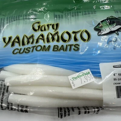 gary yamamoto senko 4" yamasenko 10 pk 9s-10-036 blanco crema C29 Foto 1 de 4