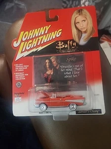 Johnny Lightning Buffy The Vampire Slayer Xander's Chevy Car w. Spike Card - Picture 1 of 2