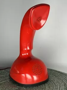 Téléphone cobra Ericsson rouge Ericofon Suède 1970 - Photo 1/11