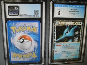 CGC Graded 8 Kingdra Prime 85/95 Unleashed Holo rare Pokemon Card - Picture 1 of 3