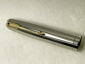 Vintage PARKER 51 Vacumatic Fountain Pen Cap - Blue Diamond Clip ~ No dings! - Picture 1 of 6