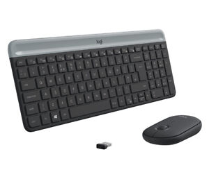 Logitech MK470 Wireless Keyboard & Mouse Combo Slim QWERTY UK 920-009202