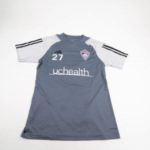 Colorado Rapids adidas Short Sleeve Shirt Men's Gray Used - Picture 1 of 8