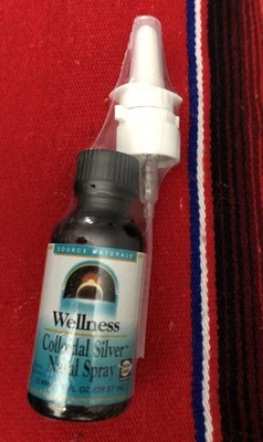 Wellness Colloidal Silver Nasal Spray Source Naturals 1 FL. OZ. 10 PPM 29.57 ml - Image 1 of 4