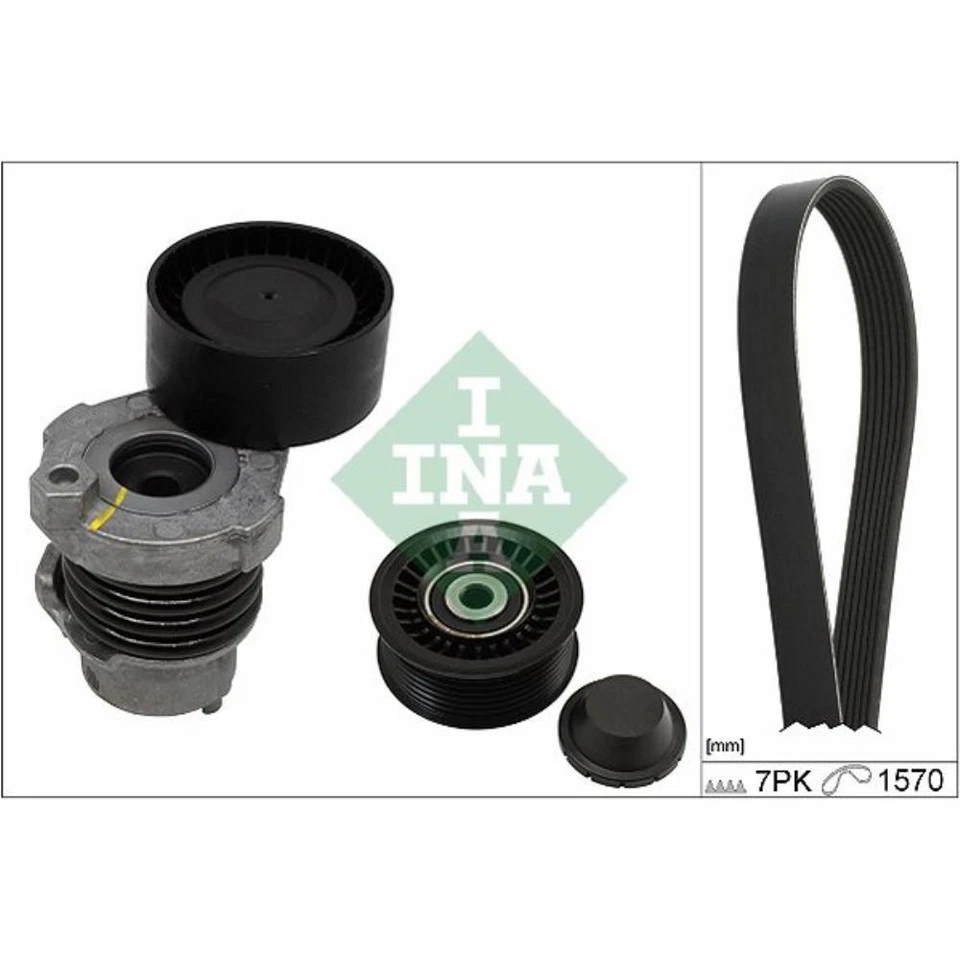 INA Set Correa Poli V para Dacia Sandero II Logan MCV Js _ Renault Clio IV - Imagen 1 de 1