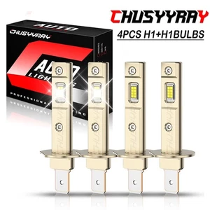 Bombillos LED Focos Para Auto Carro H1 Luz De Coche Faros Faro Delanteros 4 PIEZAS - Imagen 1 de 13