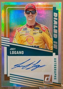 2025 Donruss Dialed In Holo Silver Auto Joey Logano - Picture 1 of 1