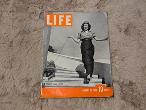 Vintage WWII Era Life Magazine JANUARY 29, 1940 Starlet Lana Turner - Bild 1 von 16