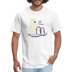 Save Our Planet Arctic Men's T-Shirt - Picture 1 of 14