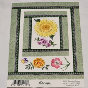 NRN Designs Summer Garden Die Cuts 21605 Floral Flowers Scrapbooking Crafts - Bild 1 von 3