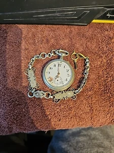 taschenuhr mit schlüssel REMONTOIRE ANCRES mit toller Kette und Schlüssel - Bild 1 von 8