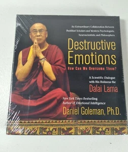 Destructive Emotions How Can We Overcome Them Dalai Lama New age New Sealed - Picture 1 of 6