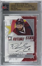 2010-11 ITG Ultimate Memorabilia 10th Edition Silver /24 Karl Alzner Auto