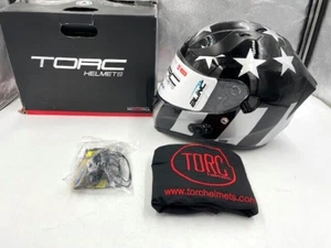 TORC T15B Blinc Bluetooth System Helmet Captain Shadow XXL - T15B05CAPS26 - Picture 1 of 9