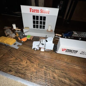 Tractor Supply Co. Farm Store Play Set Trucks, Pallets - Picture 1 of 17
