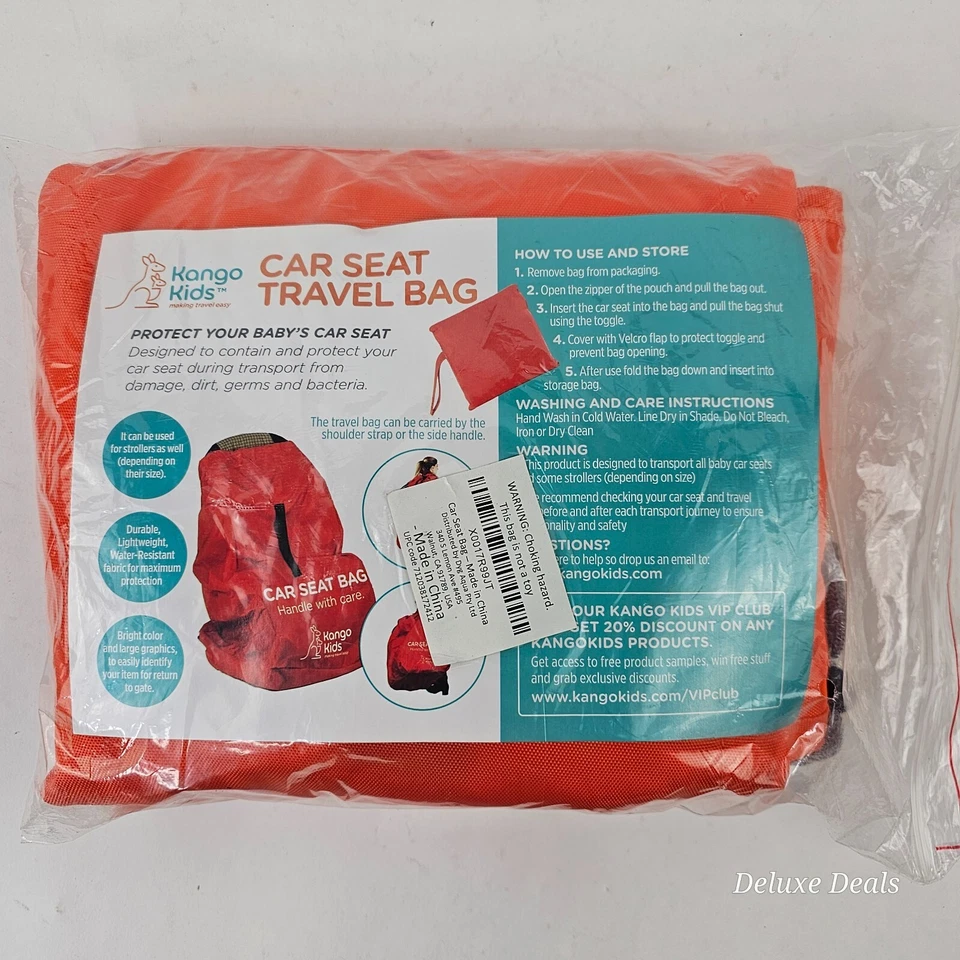 Kango Kids | Bolsa de viaje para asiento de coche, bolsa de equipaje de viaje, *NUEVA * Foto 1 de 1