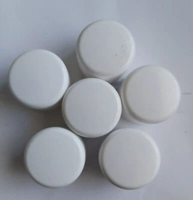 6X White Nail Gel Polish UV Gel Soak off 5ml Jars Paint french manicure opaque - Image 1 of 4