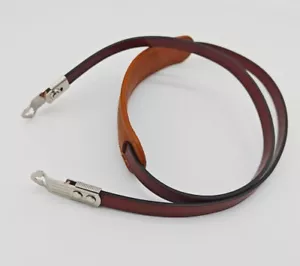 Genuine Leather Shoulder Strap w/ Lugs Rolleiflex 2.8C 2.8D 2.8GX 120 TLR +PAD - Picture 1 of 6
