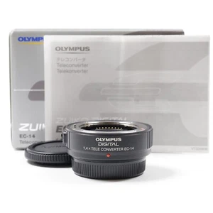 Teleconvertidor Olympus Zuiko Digital 1,4x EC-14 para lentes de montaje de cuatro tercios #8A - Imagen 1 de 12