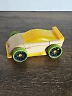 2013 Calello Authentic Automoblox C9R Wood Sports Car Yellow Speckled Dome