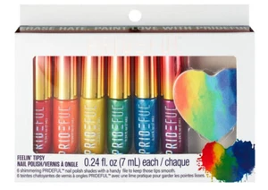 Prideful High-Shine Nail Polish Collection, 6 Shimmering Nail Polishes - Picture 1 of 1