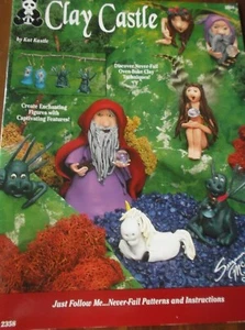 SUZANNE MCNEILL DESIGN ORIGINALS CLAY CASTLES CREATE ENCHANTING FIGURES UNICORN - Picture 1 of 2