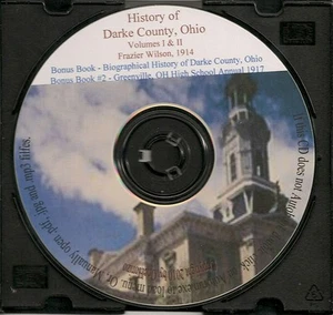 Darke County Ohio History Vol I & II + Bonus Book - Picture 1 of 9