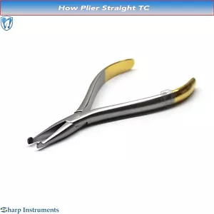 TC Dental How Plier Straight Archwire Holding Adjusting Band Seating Instruments - Foto 1 di 4
