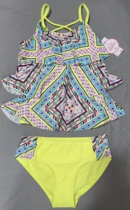 Girls Justice Tankini Swimsuit Size 8 New NWT # - Picture 1 of 4