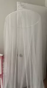 Mosquito Lace Bed Netting Mesh Canopy Princess Round Elegant Home Bedding Net - Picture 1 of 1