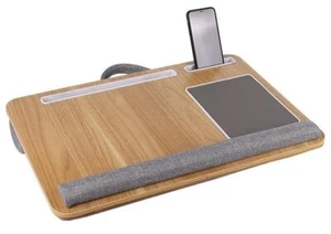 Lap Desk Table Tray Laptop Cushion Bed Pillow Cushioned Computer Support 15 Inch - Picture 1 of 13